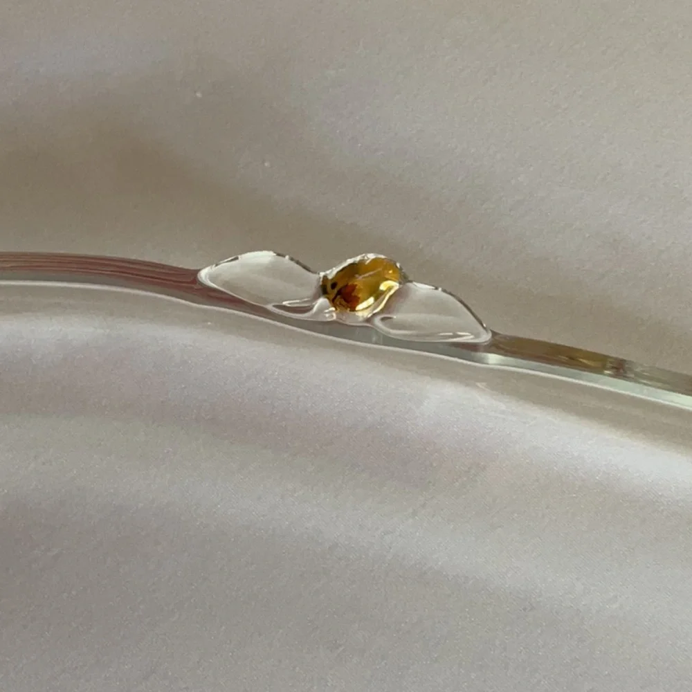 Oval Glass Tray